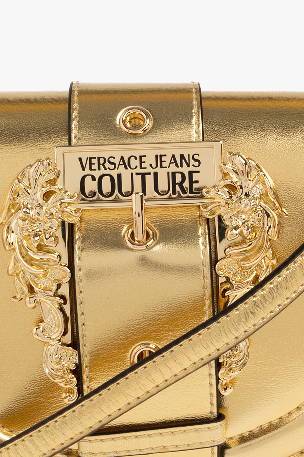 SchaferandweinerShops TW - Gold Shoulder bag with logo